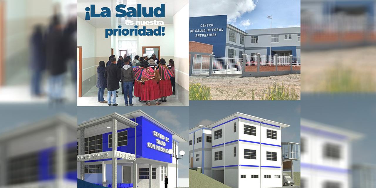 El Gobierno construyó en La Paz  nueve hospitales de primer nivel