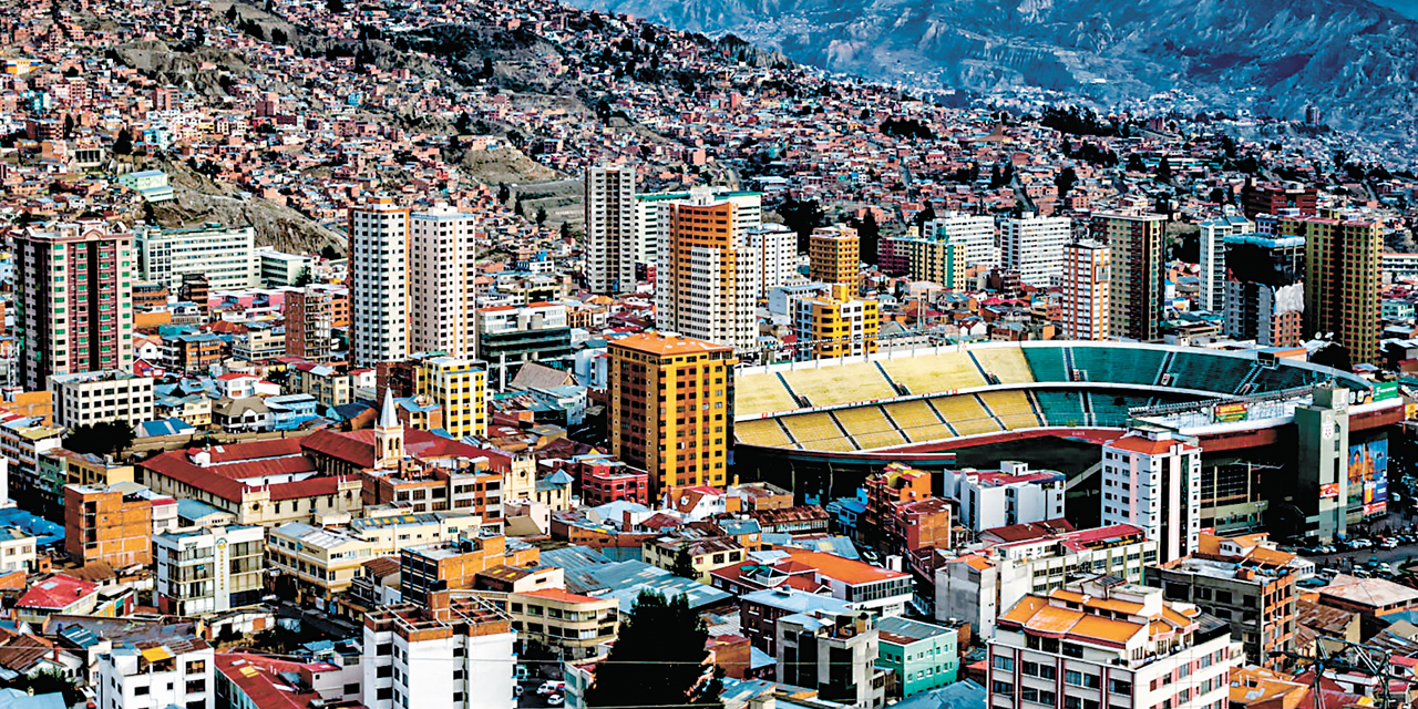 La ciudad de La Paz.