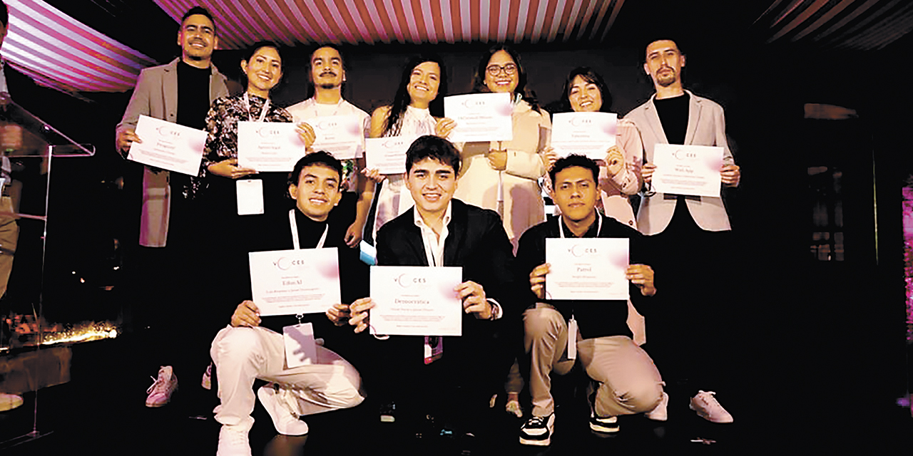 Los participantes de Voces 2024.