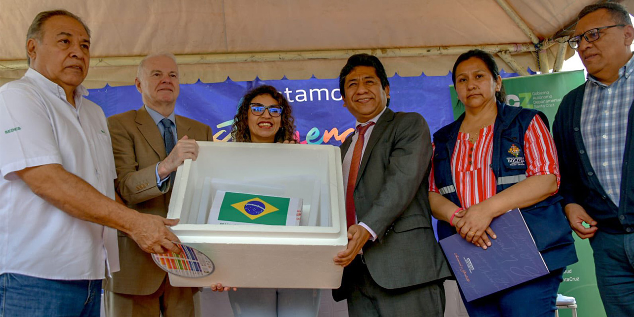 Brasil envía una donación de 600.000 dosis de vacunas contra el sarampión 