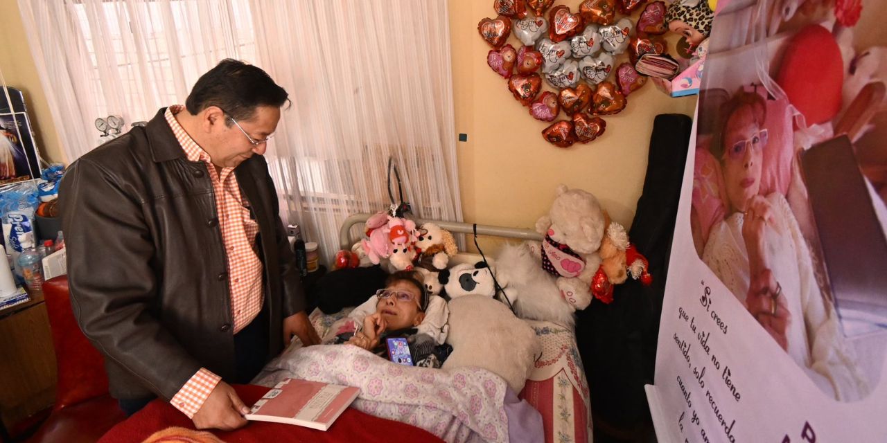 El presidente Arce cumple el sueño de la guerrera Fabiola Maldonado