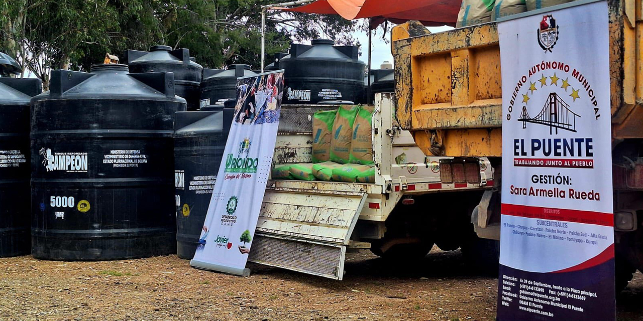 Más de 20 mil familias de Chuquisaca y de Tarija reciben ayuda humanitaria