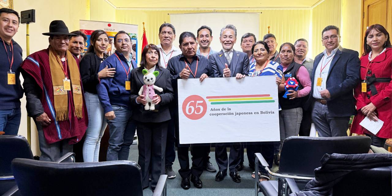 ´Foto: Embajada de Japón en Bolivia.