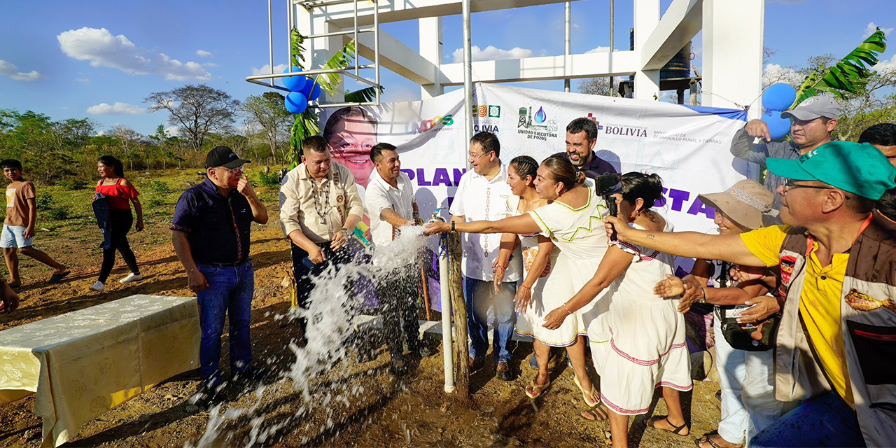 Gobierno invierte Bs 208,8 millones en sistemas de agua para Santa Cruz