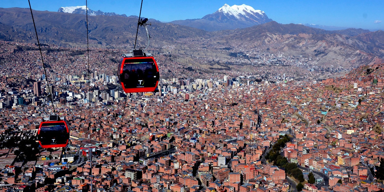 La ciudad de La Paz, en el departamento del mismo nombre. Foto: Archivo. La ciudad de La Paz, en el departamento del mismo nombre. Foto: Archivo.