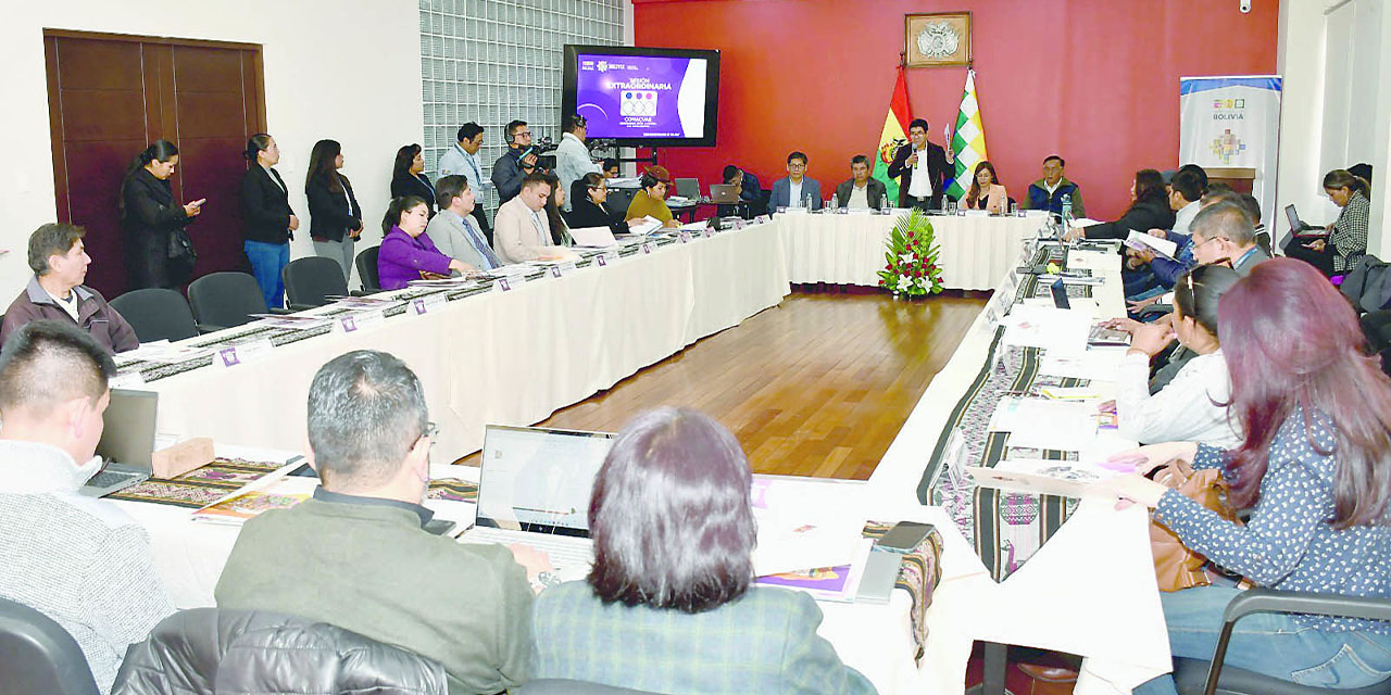 La reunión del Comité Nacional Contra la Violencia en el Ámbito Educativo.