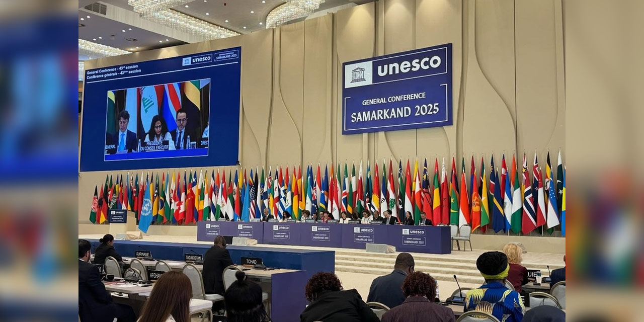 Conferencia General de la Unesco en Samarcanda.