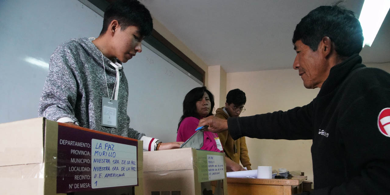 Más de 7,3 millones de electores fueron habilitados para las elecciones judiciales en Bolivia. Foto: Jorge Mamani