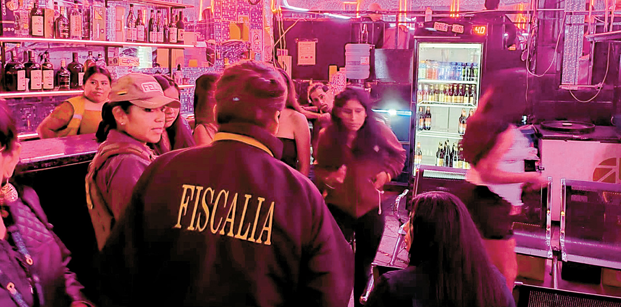 Operativos en lenocinios y clubes nocturnos. Foto:  FISCALíA