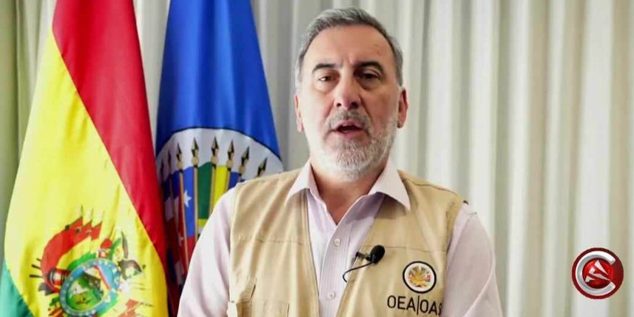 El jefe de la Misión de Observación Electoral de la OEA, Edison Lanza. Imagen: Captura Cadena A.