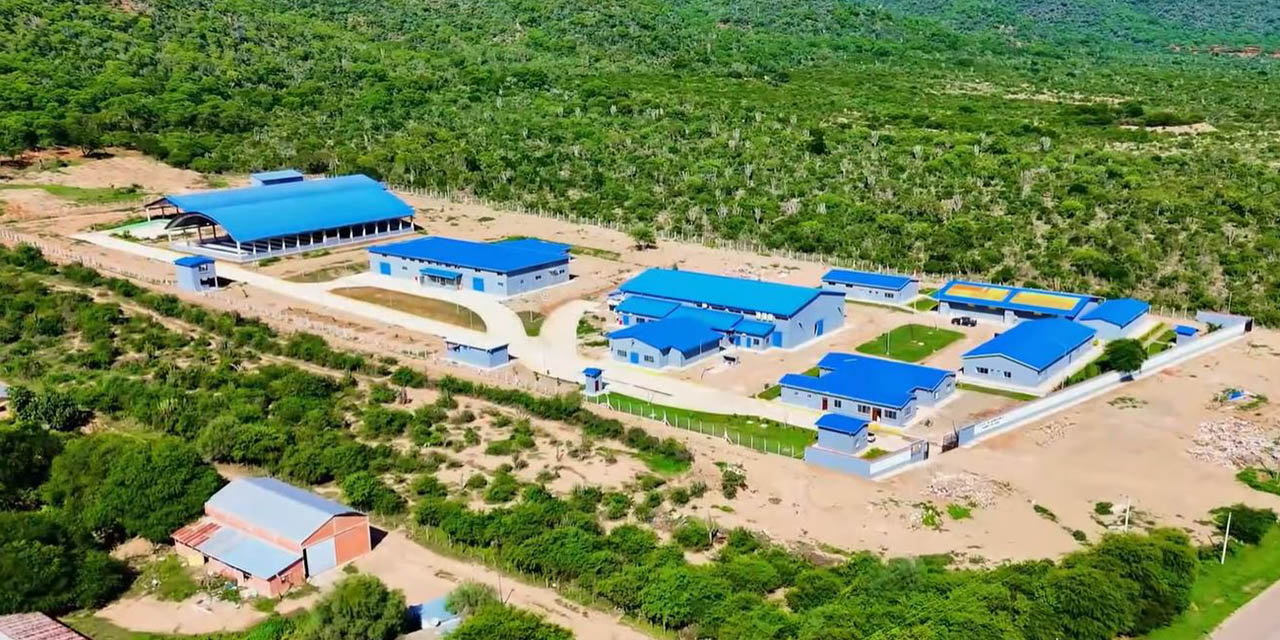 Infraestructura de la Planta de Bioinsumos en Pampa Grande. 