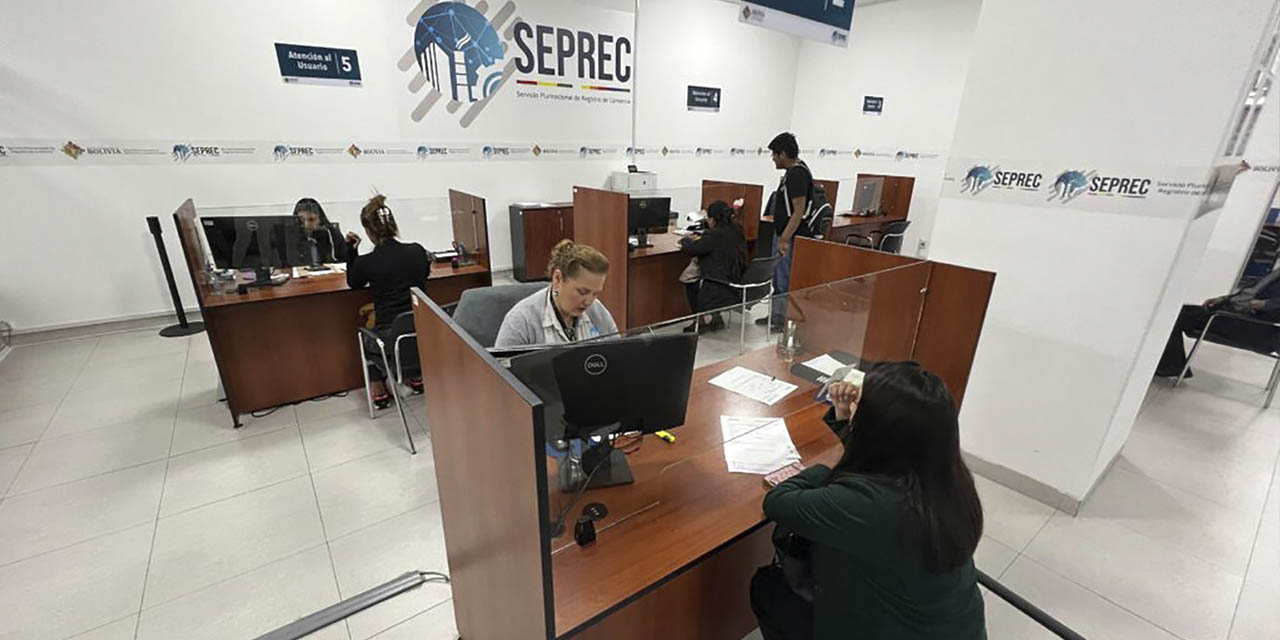 Las oficinas brindan una atención de calidad en el Seprec. 