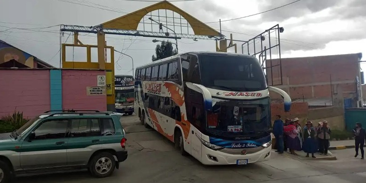 La Terminal de Buses de La Paz. Foto: Archivo.