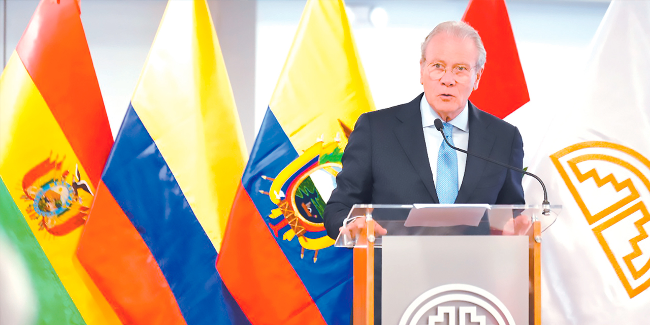 El secretario general de la CAN, Gonzalo Gutiérrez. Foto: CAN