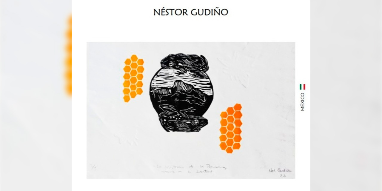 Foto: Obra de Néstor Gudiño.