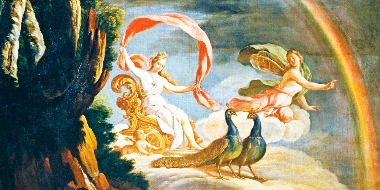 Óleo ‘El Aire’, de Palomino y Velasco, Acisclo Antonio (hacia 1700), en el Museo de El Prado, Madrid.