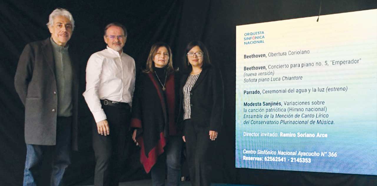 Presentación de la obra en La Paz. Foto: Ministerio de Culturas