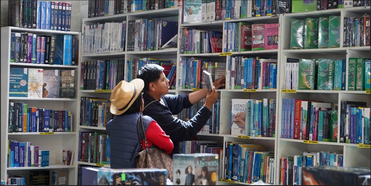 Stand de la Feria Internacional del Libro de La Paz. Foto FIL