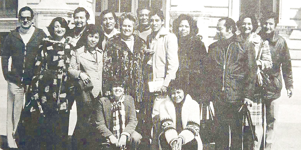 Participantes en el VII curso de Organización y Administración de Archivos, Madrid (1979). | Fotos: FC-BCB