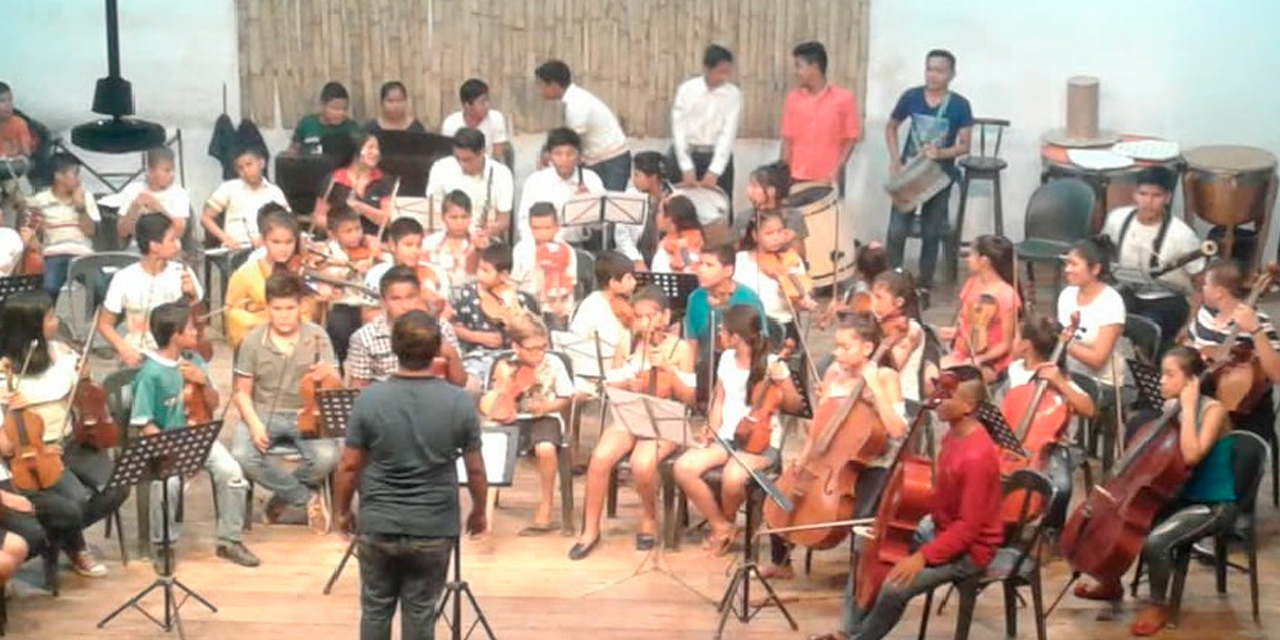 Foto: Escuela de Música de San Ignacio de Moxos