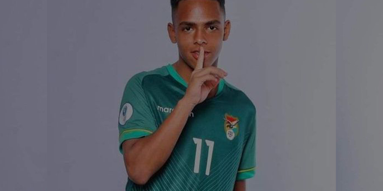 El jugador de la selección Sub-17 Moises Paniagua