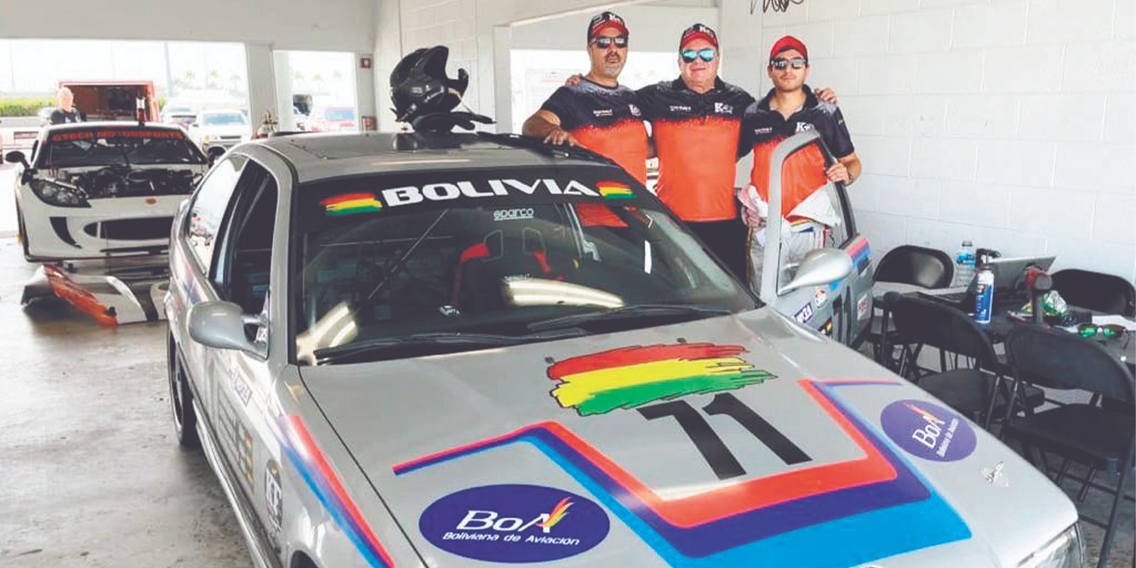 Los pilotos Franulic, Kosky Vacaflor y Kosky Herrera, del equipo BRT. (Foto: BTR)