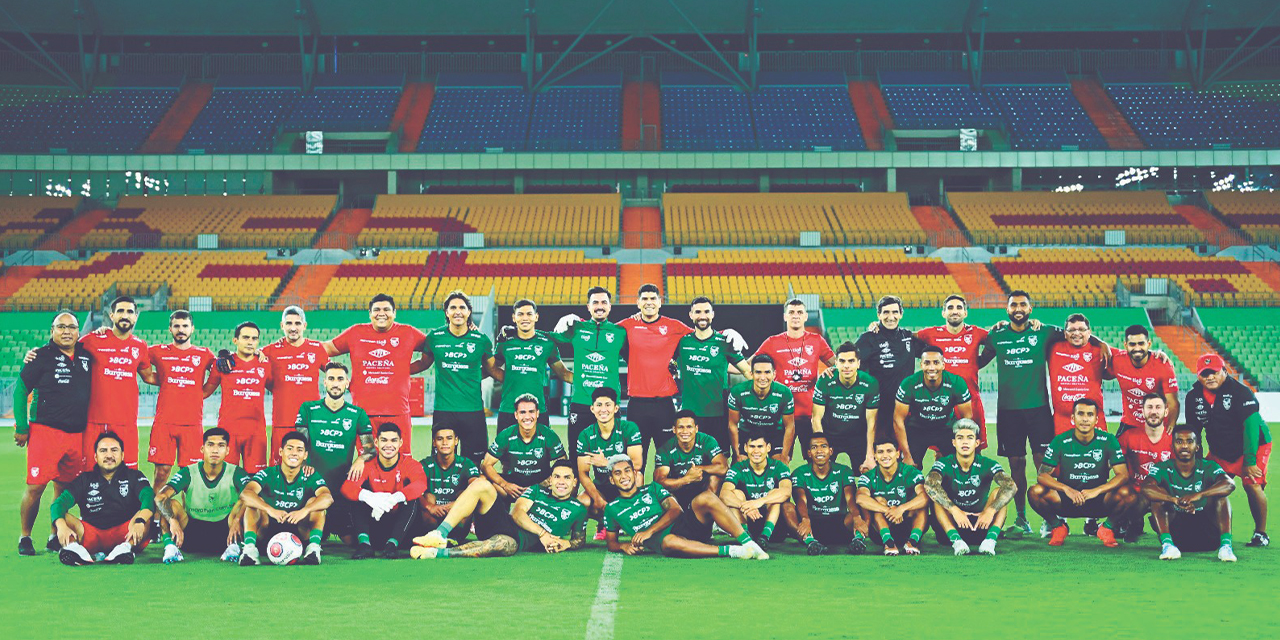 La Selección Mayor de fútbol. (Foto: FBF)