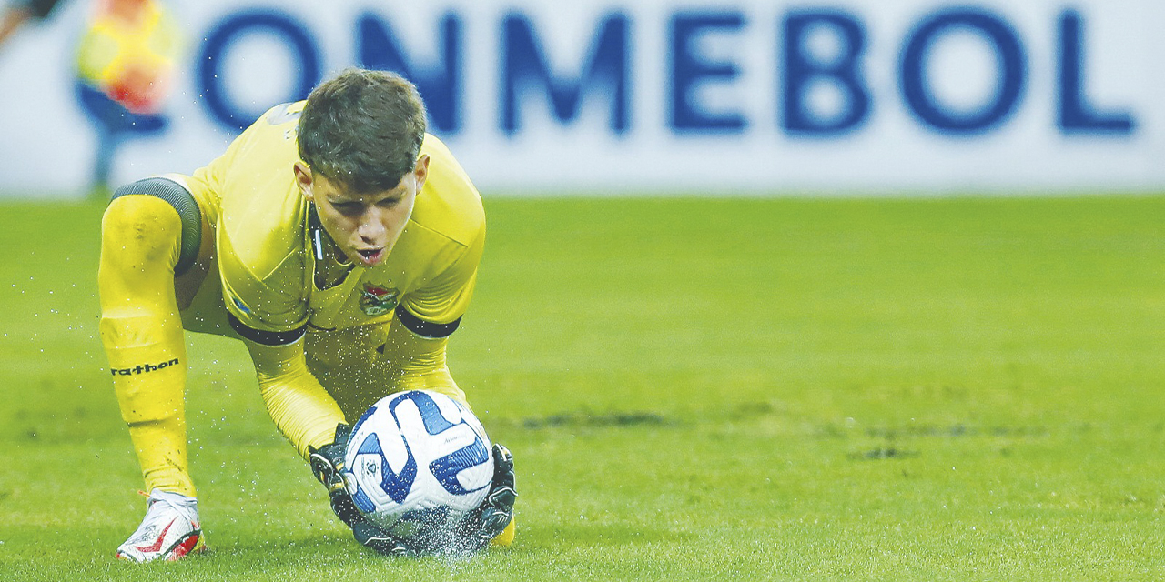 Fabián Pereira, arquero de la Selección Sub-17. (Foto: Conmebol)