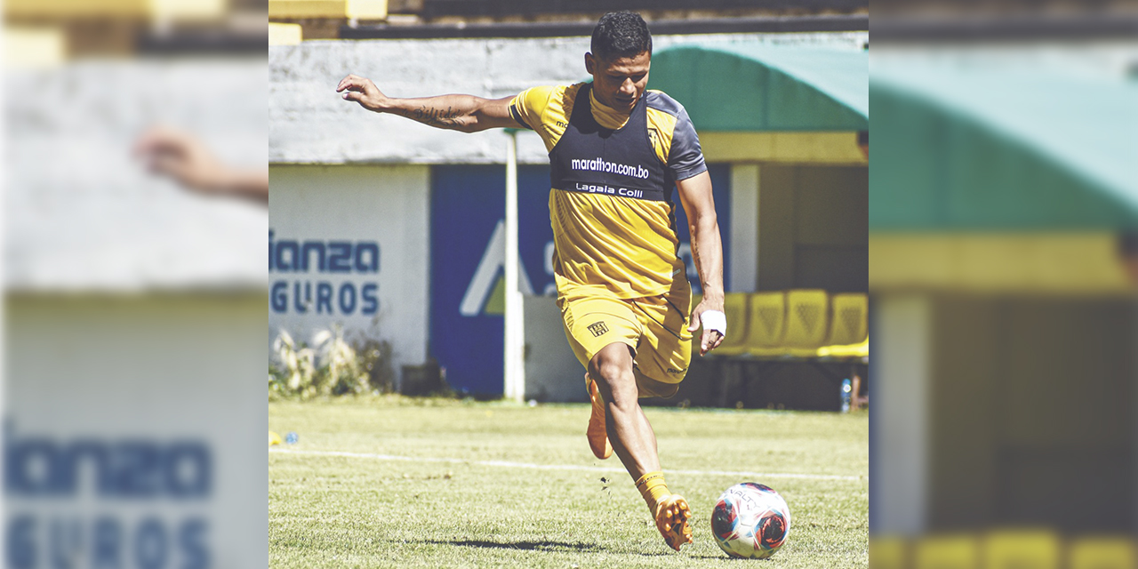 Carlos Roca, lateral izquierdo del Tigre. (Foto: The Strongest)