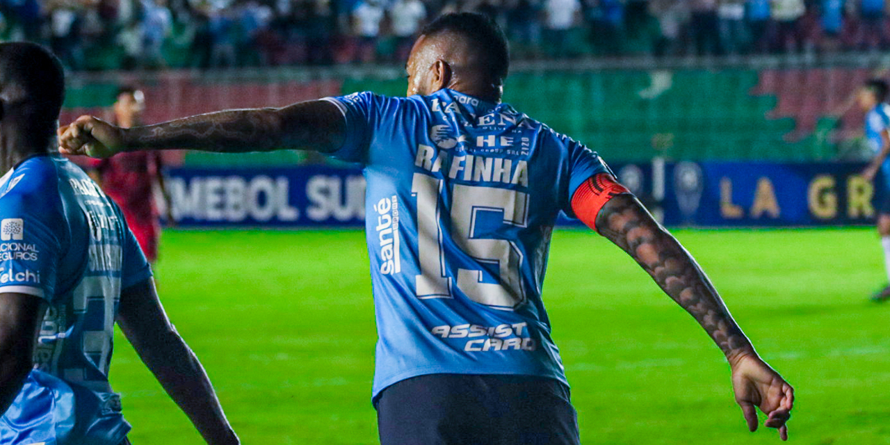 Rafinha anotó un doblete en la victoria de Blooming