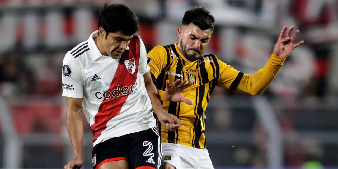 Incidencia del partido entre River Plate vs The Strongest. Foto: FOTOBAIRESARG@APGNoticiasBo