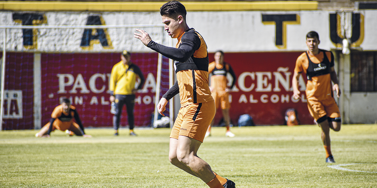 El argentino Eugenio Isnaldo será parte de la práctica del Tigre, en Achumani. (Foto: The Strongest)