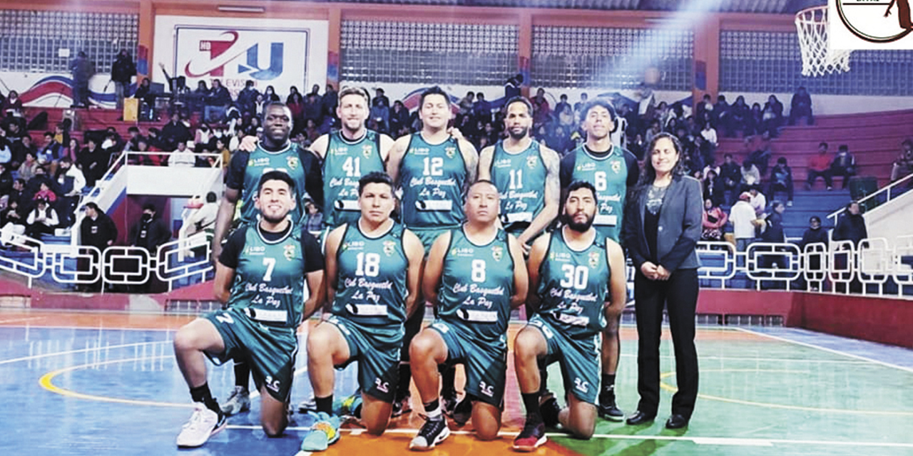 Equipo de Básquetbol La Paz que sigue en la lucha por avanzar de ronda.