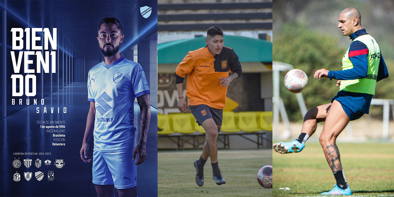 Bruno Savio vuelve a Bolívar, Denilson Valda, nuevo refuerzo del Tigre y Ariel Nahuelpán, nuevo delantero de Wilster.