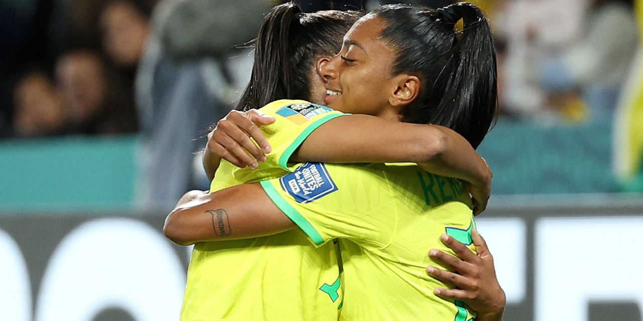 Celebración brasileña. | Foto: FIFA Women's World Cup