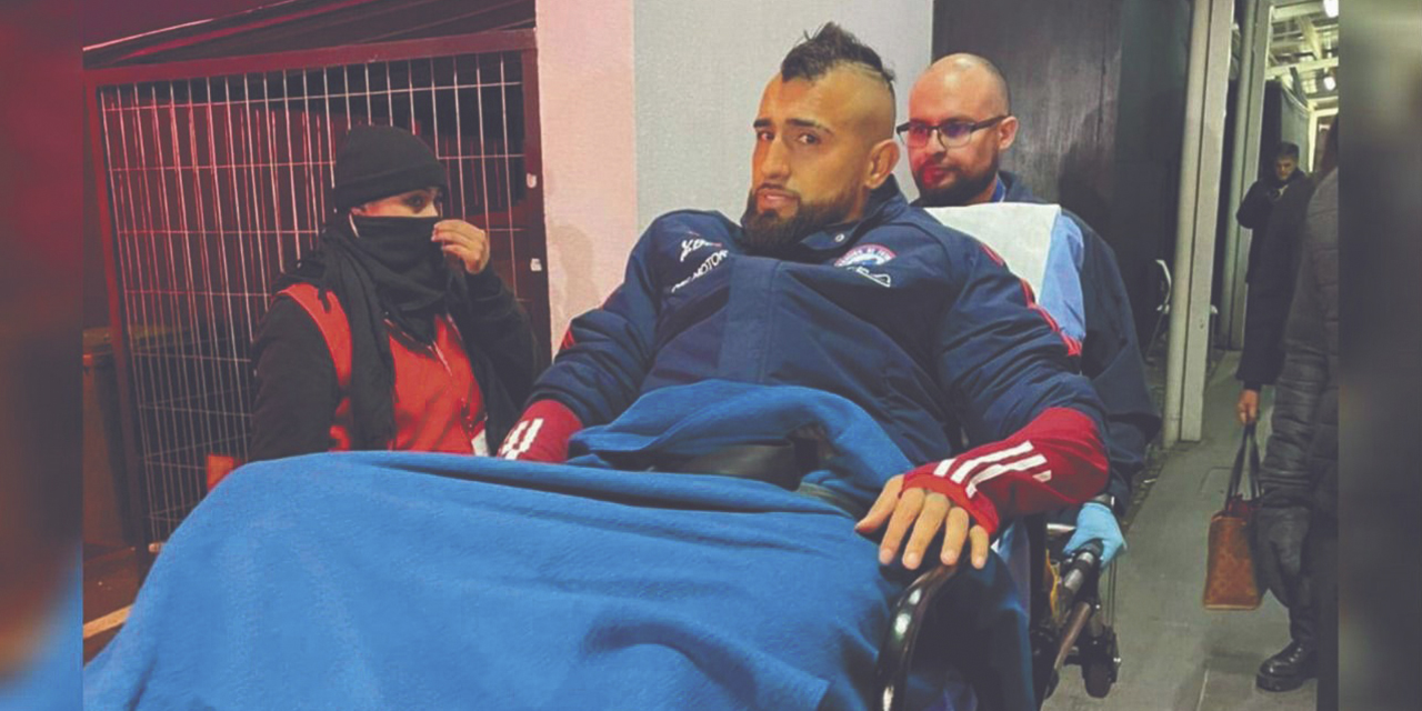 Arturo Vidal está lesionado y no llegará a la próxima fecha de las Eliminatorias.