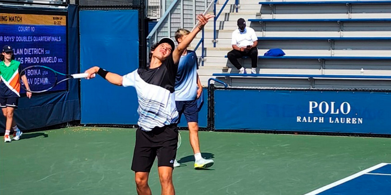 El tenista Juan Carlos Prado durante su participación en la pasada edición.  Foto: US Open