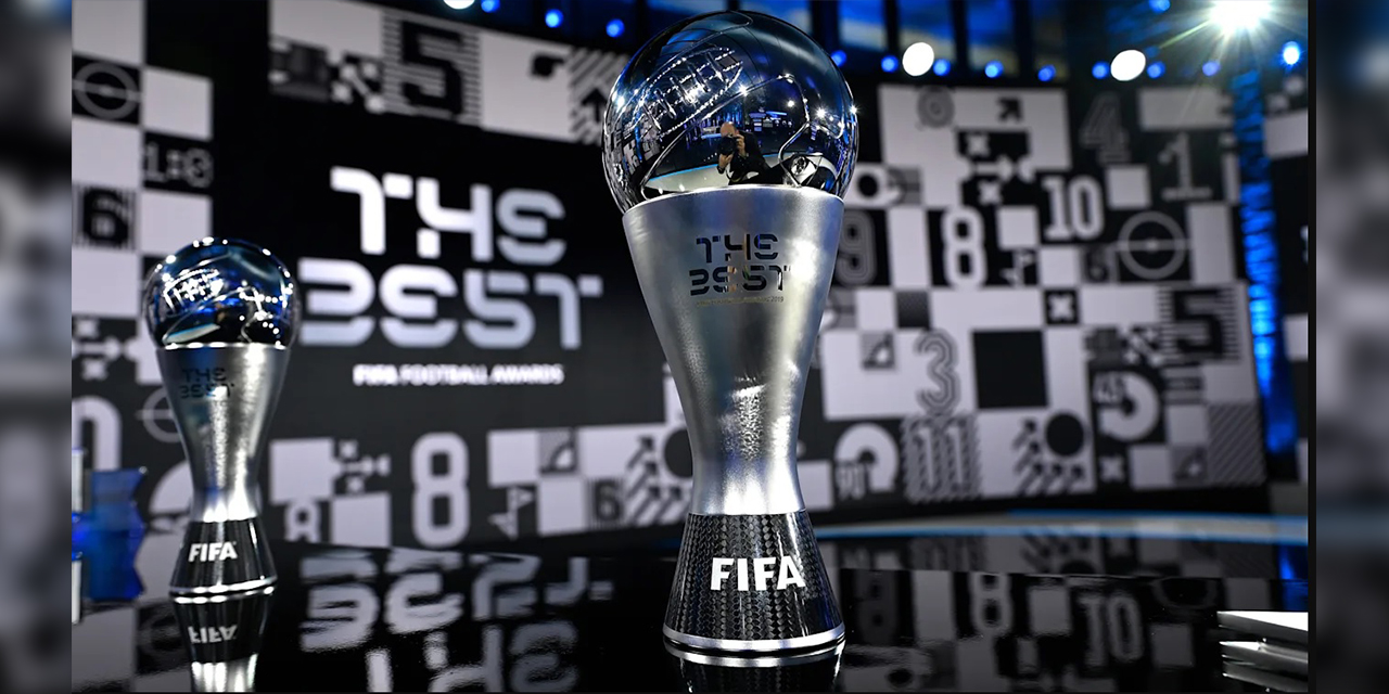 El trofeo que entregará la FIFA al mejor jugador de la temporada 2023.