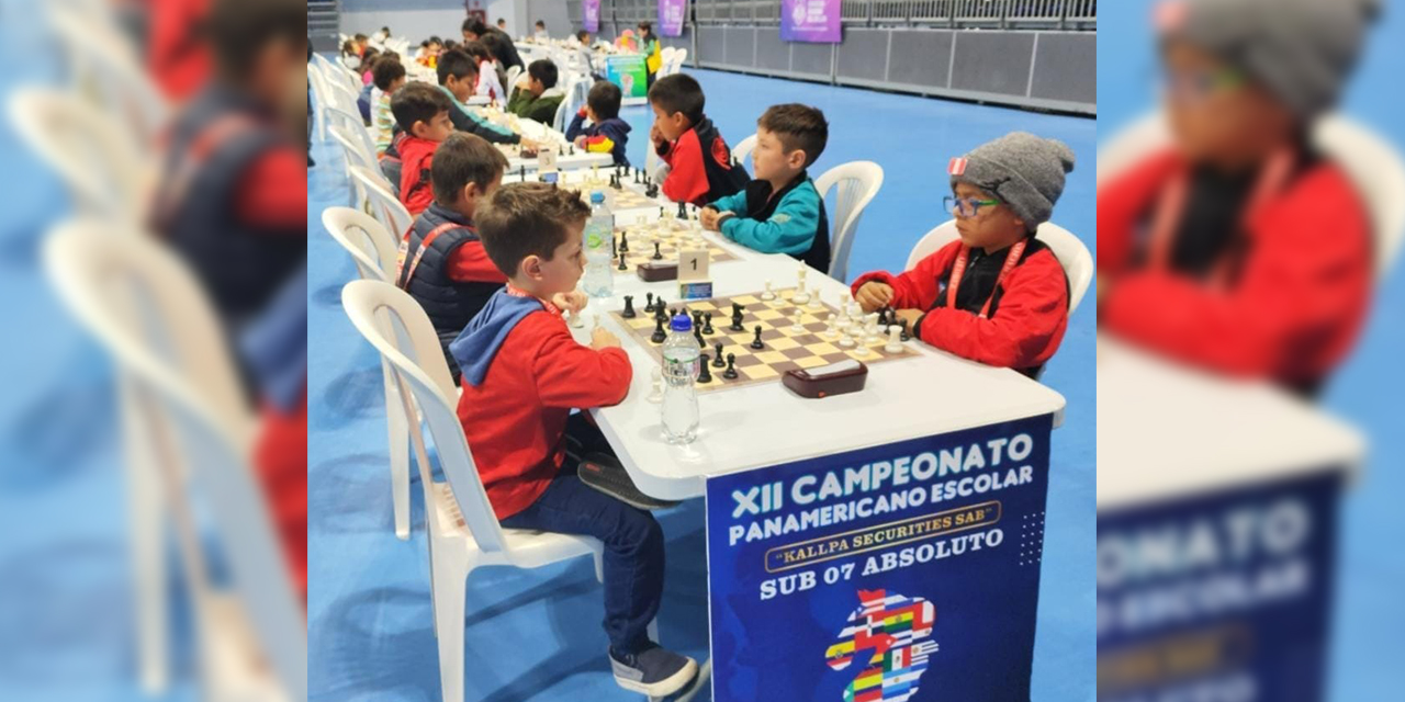  Ajedrecistas escolares en el certamen Panamericano.