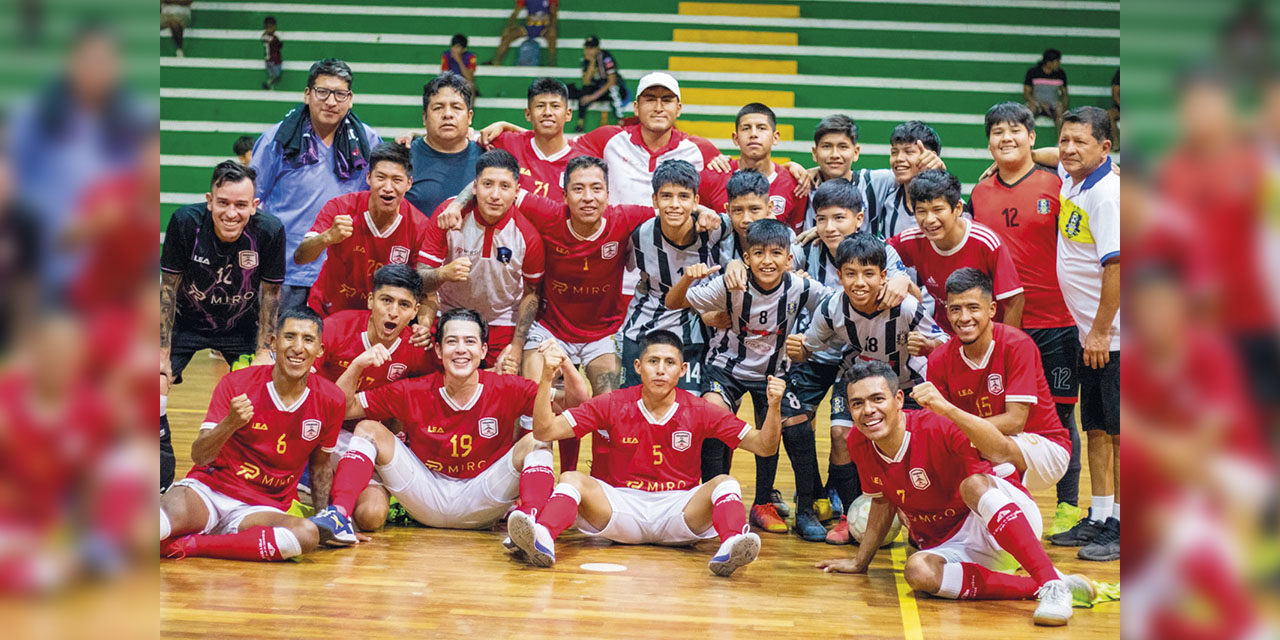 Equipo potosino de Concepción avanzó a la segunda fase de la Liga de Futsal. | Foto: Concepción