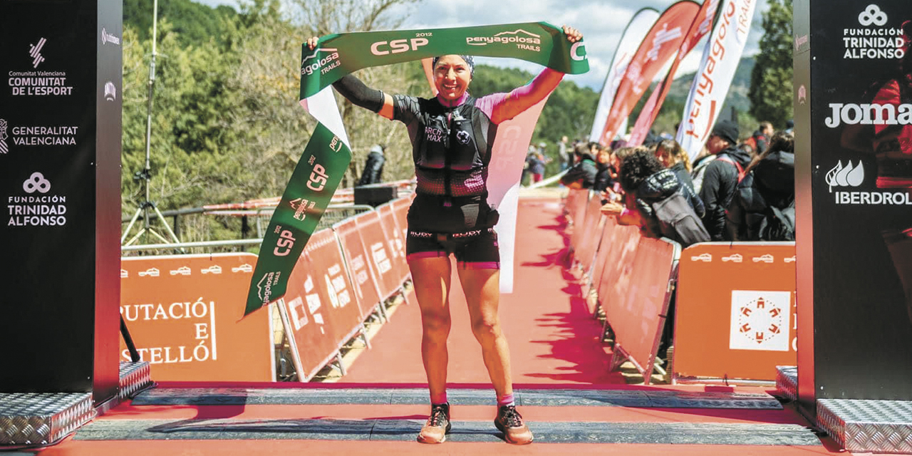 Elizabeth Ríos es una de las que mejor campaña cumplió en pruebas internacionales. // FOTOs: Skyrunning Bolivia