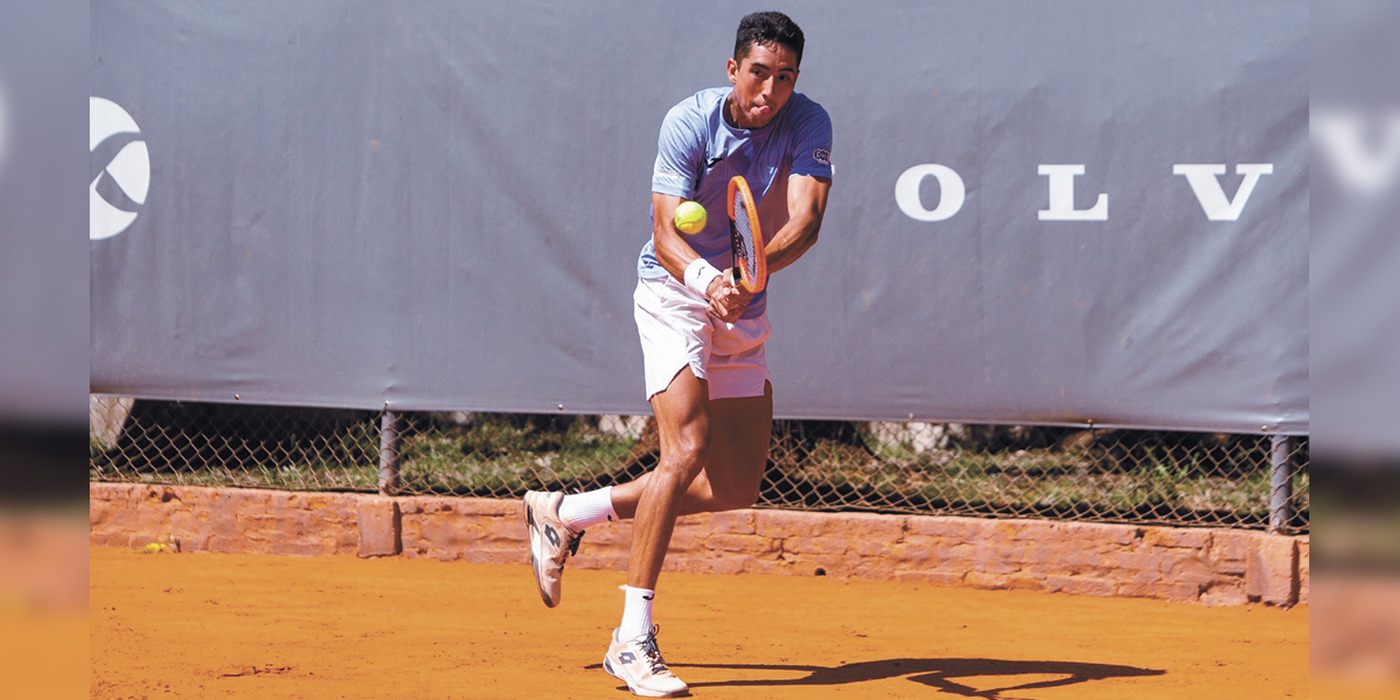     Murkel Dellien perdió y quedó eliminado en singles. | Foto: Challenger de Buenos Aires