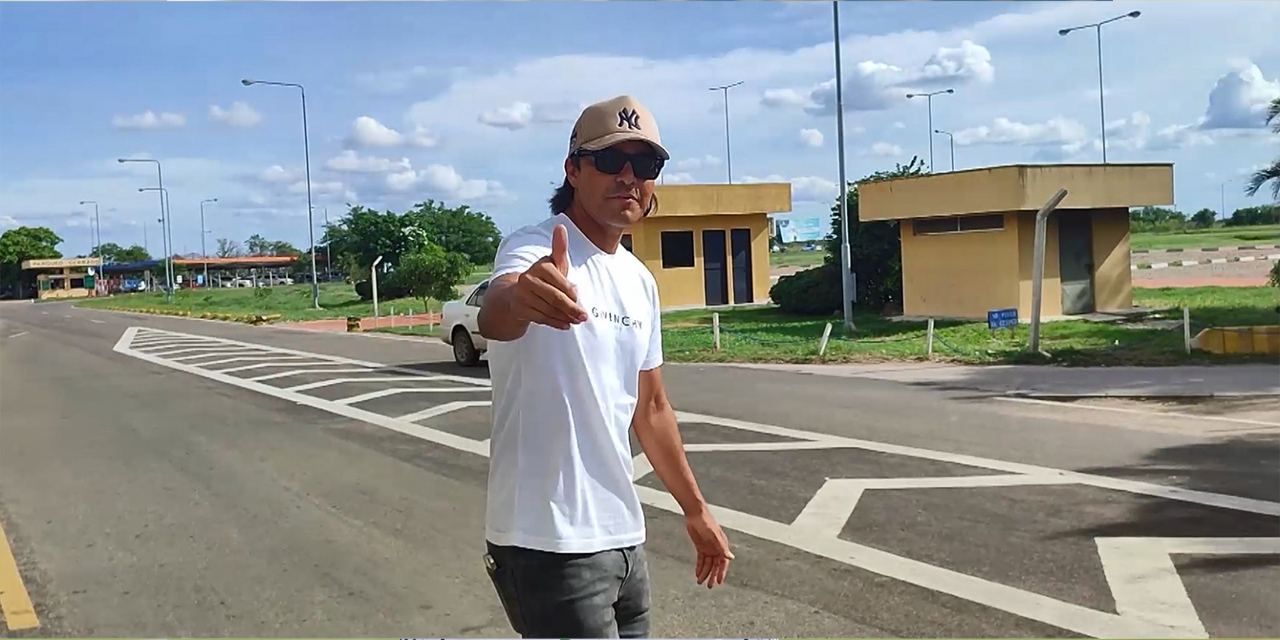 Marcelo Martins a su llegada a Santa Cruz. Foto: Ahora el Pueblo