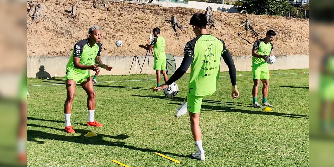 La Selección Sub-23 en el  cierre de entrenamientos. | Foto: FBF