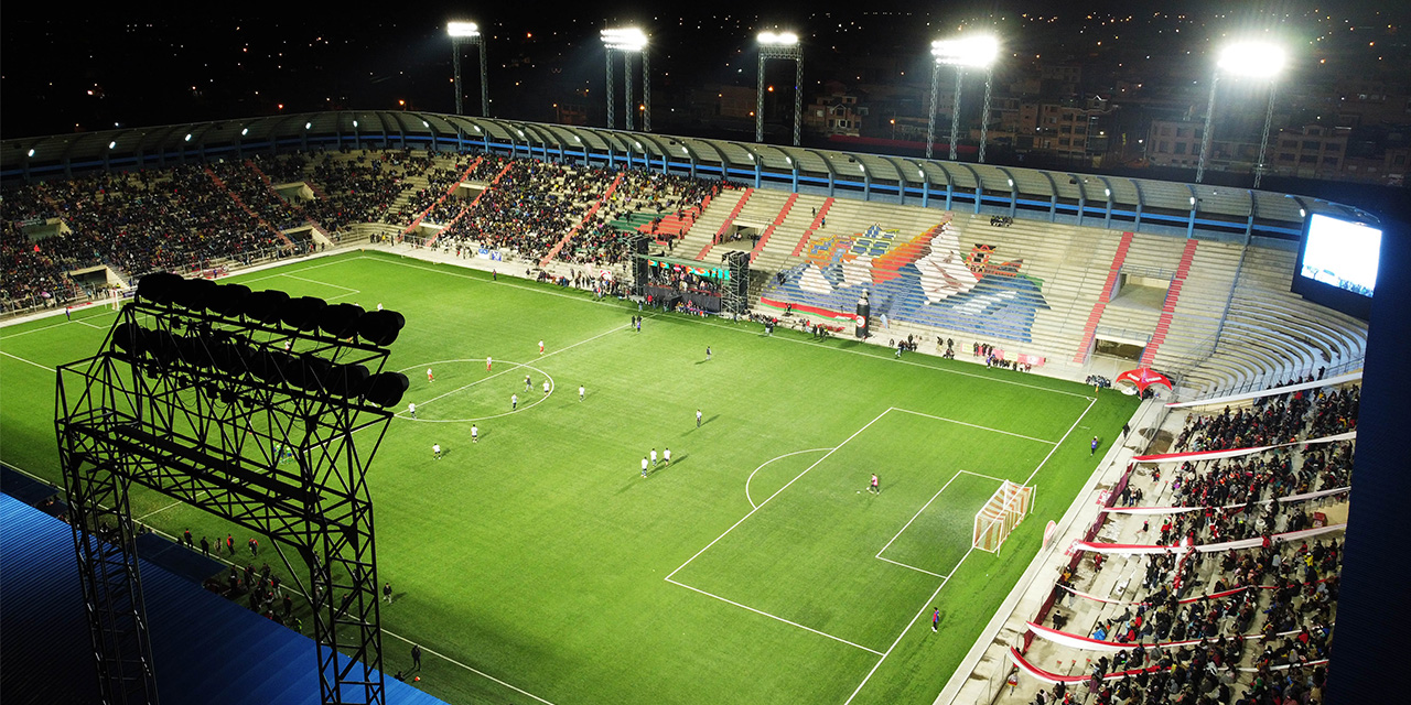 La Conmebol habilita el estadio de El Alto para recibir la Copa Libertadores