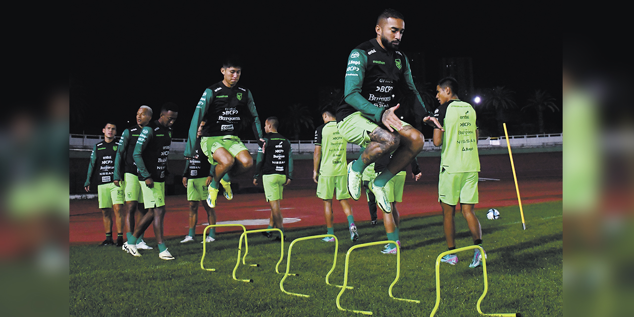 La Selección cerró ayer su preparación en Annaba. Rafinha sería titular en la Verde.  | Foto: FBF