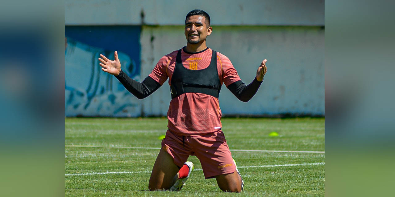 Álvaro Quiroga se prepara para ser titular en el Tigre. | Foto: The Strongest