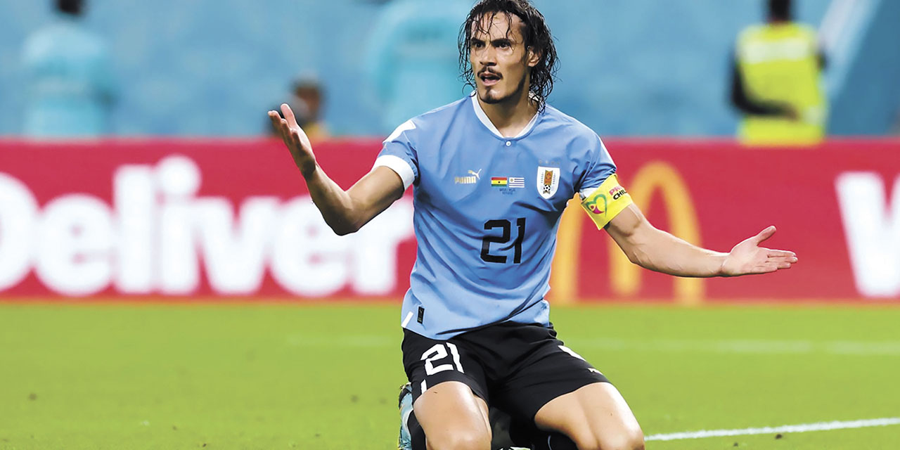 Edinson Cavani se despidió de la selección charrúa.