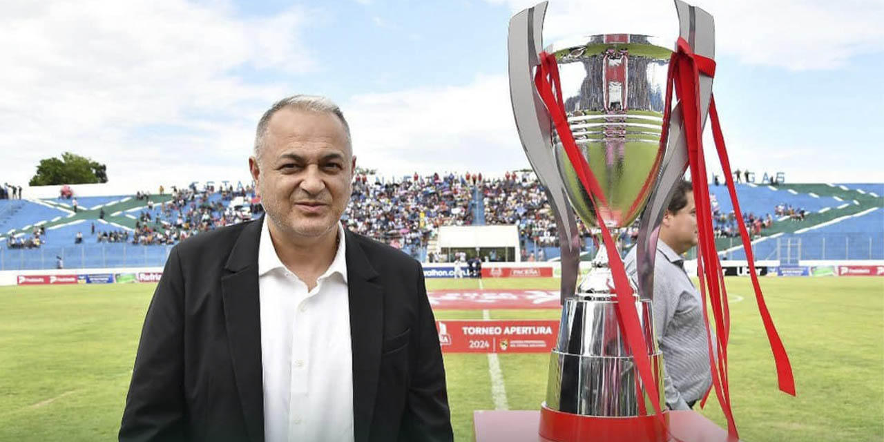 Fernando Costa, presidente de la Federación Boliviana de Fútbol.