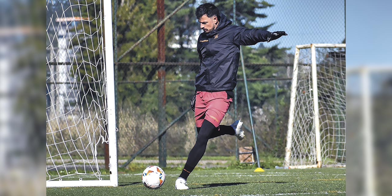 Guillermo Viscarra, arquero del cuadro atigrado, confía en avanzar de fase en la Copa Libertadores.